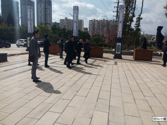 寧湖新城管委會(huì)王副主任組織相關(guān)領(lǐng)導(dǎo)到我司監(jiān)理的安寧市寧湖公園及寧湖濕地公園視察