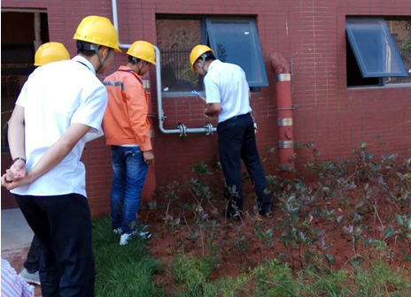 太平新城龍旺瑞城二期溪景苑居民用燃?xì)夤艿兰霸O(shè)施工程順利通過竣工驗收