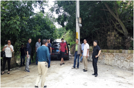 龍山村小組觀景臺(tái)、活動(dòng)房竣工驗(yàn)收