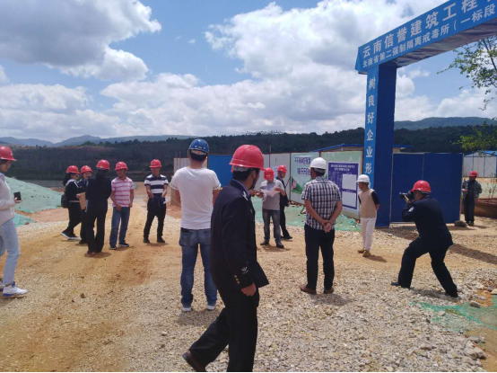 滇中產(chǎn)業(yè)新區(qū)管委會、安寧市職教基地管委會相關(guān)領(lǐng)導(dǎo)對云南省第二強(qiáng)制隔離戒毒所建設(shè)項(xiàng)目進(jìn)行工作檢查及指導(dǎo)