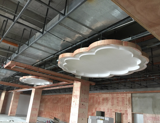 安寧市城市文化中心內(nèi)裝工程項(xiàng)目進(jìn)度展示