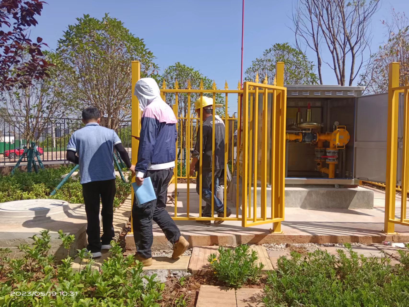 融創(chuàng)雁來湖A1、A2地塊燃?xì)馀涮装惭b工程（A2地塊）竣工移交