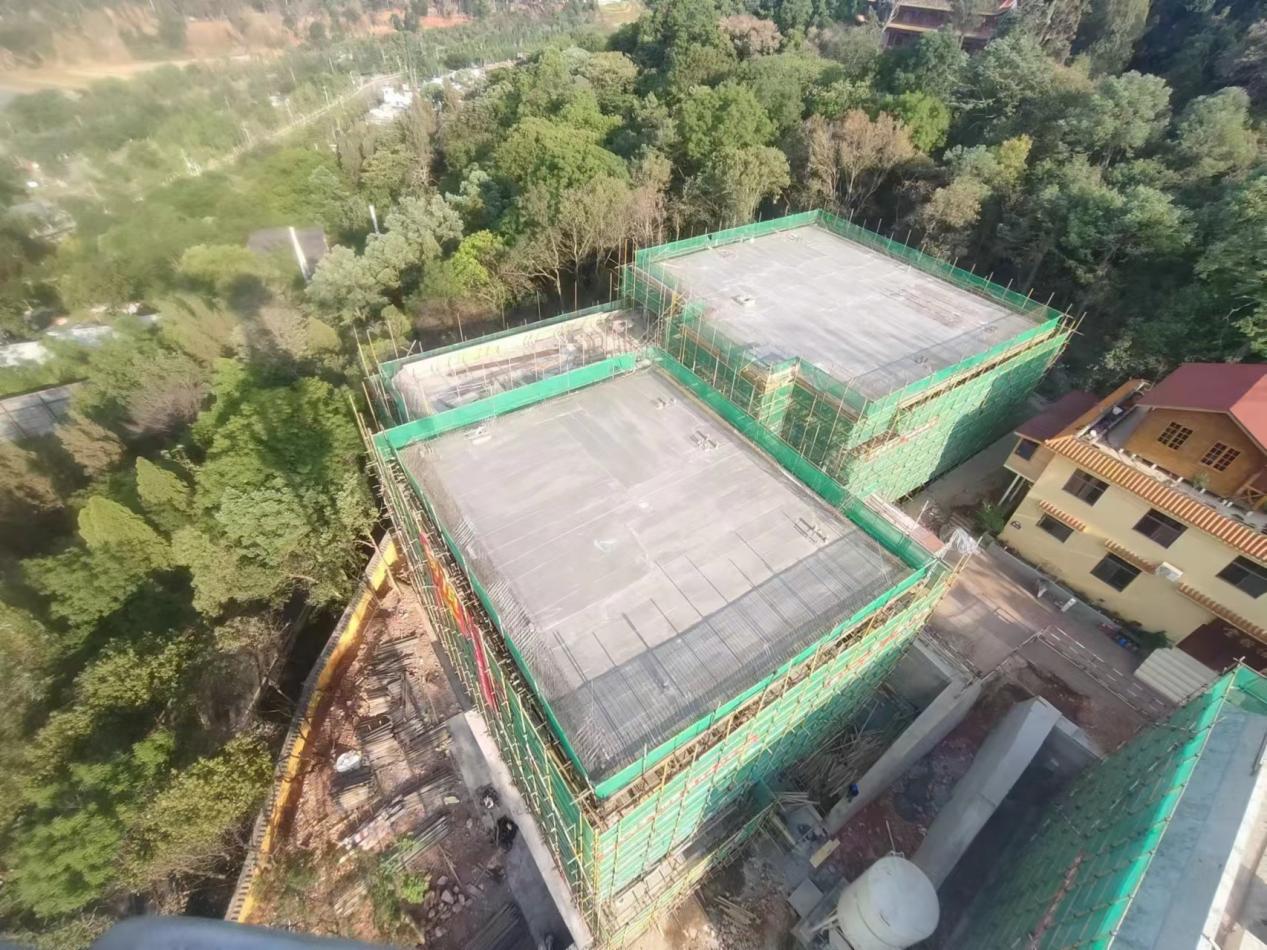 云南佛學院師生宿舍樓、食堂樓建設(shè)項目5月進度