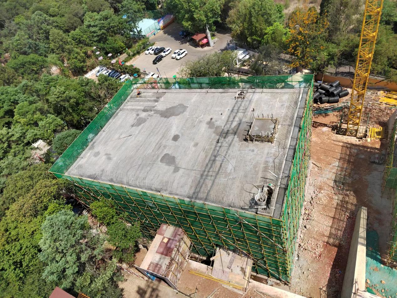 云南佛學院師生宿舍樓、食堂樓建設(shè)項目5月進度